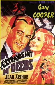 Affiche du film "L'extravagant Mr. Deeds"